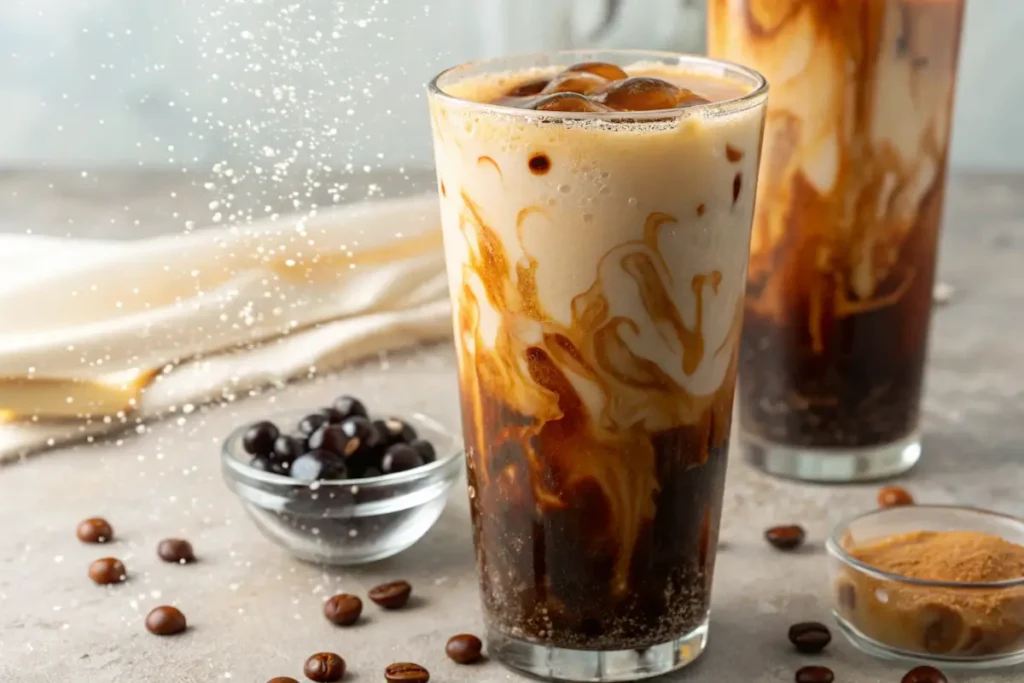 The Bold & Beautiful: Crafting Your Perfect Assam Milk Tea 7 Iced Assam Milk Tea with boba and brown sugar